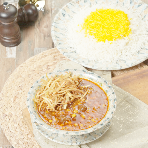 KHORESHT GHEYMEH SIBSAMINI